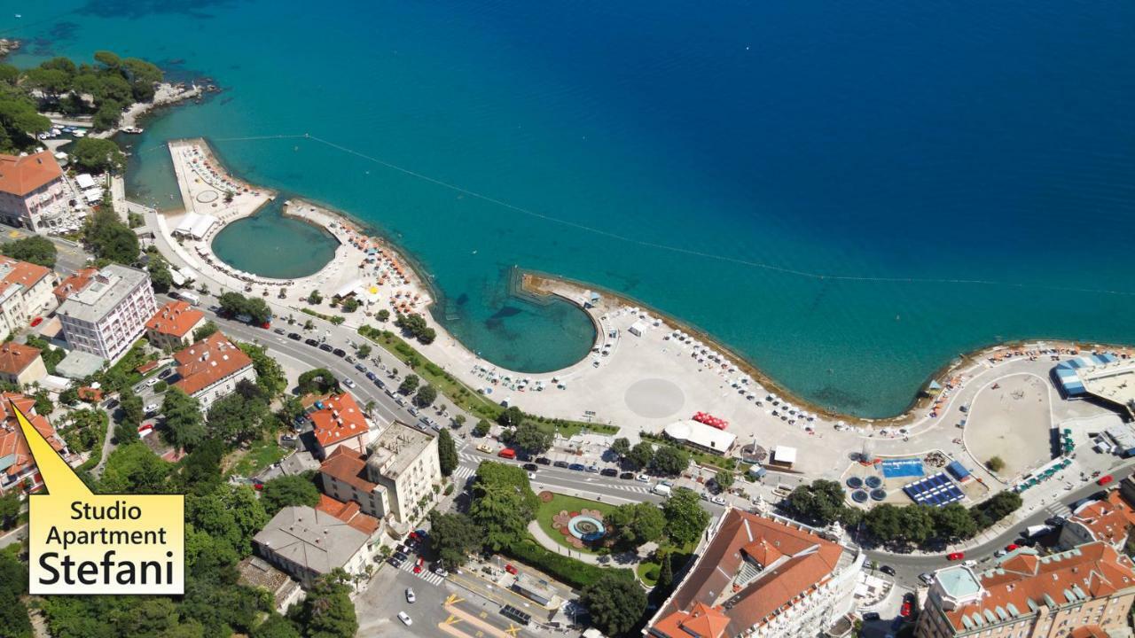 Stefani Studio Apartman Abbázia Kültér fotó